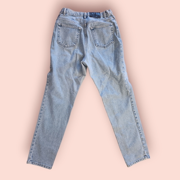 New York & Company Jeans, High-Waisted, Mom Jeans, Ladies size 12. - Picture 2 of 4